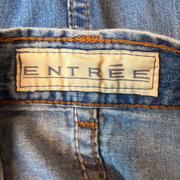 Vintage 80s High-Waisted Midi Denim Skirt – Full A-Line - Picture 7 of 7